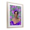 Stupell Industries Floral Reverie Frida Framed Print Under Glass, design by Lynnda Rakos
